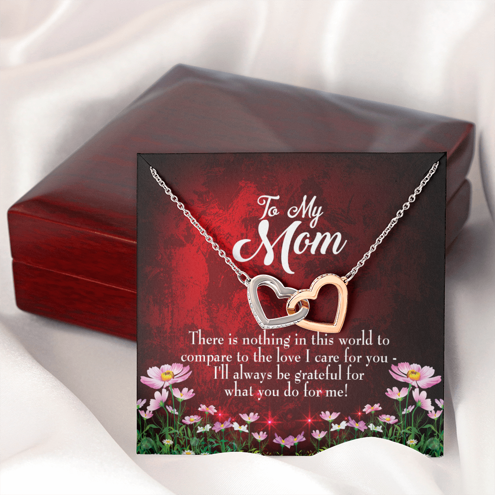 To Mom There is Nothing in This World Inseparable Necklace-Express Your Love Gifts