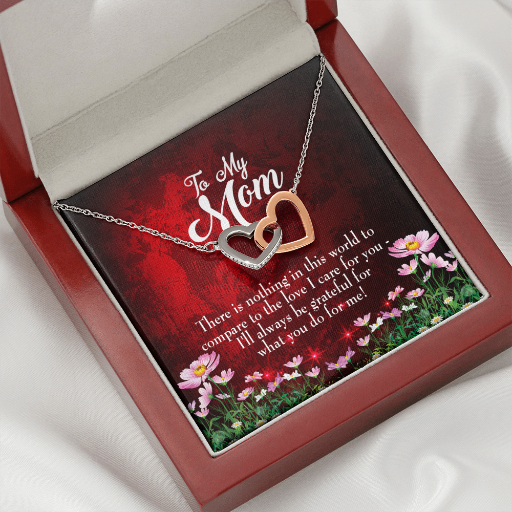 To Mom There is Nothing in This World Inseparable Necklace-Express Your Love Gifts