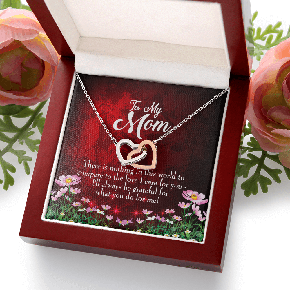 To Mom There is Nothing in This World Inseparable Necklace-Express Your Love Gifts