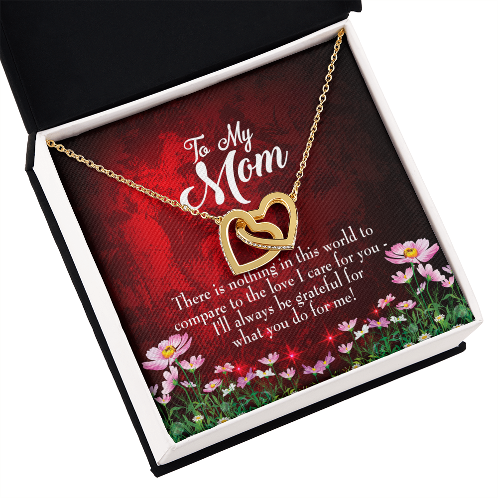 To Mom There is Nothing in This World Inseparable Necklace-Express Your Love Gifts