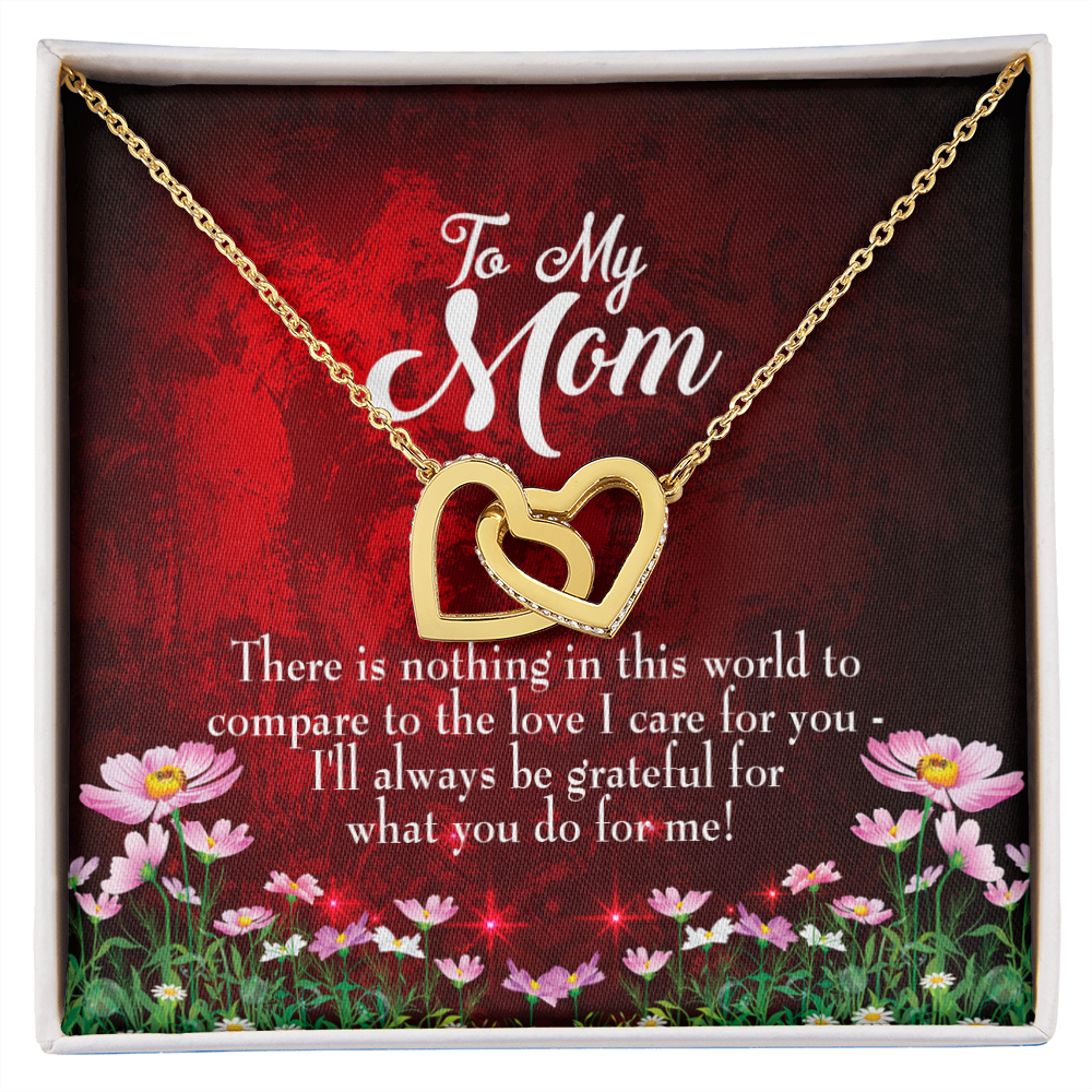 To Mom There is Nothing in This World Inseparable Necklace-Express Your Love Gifts