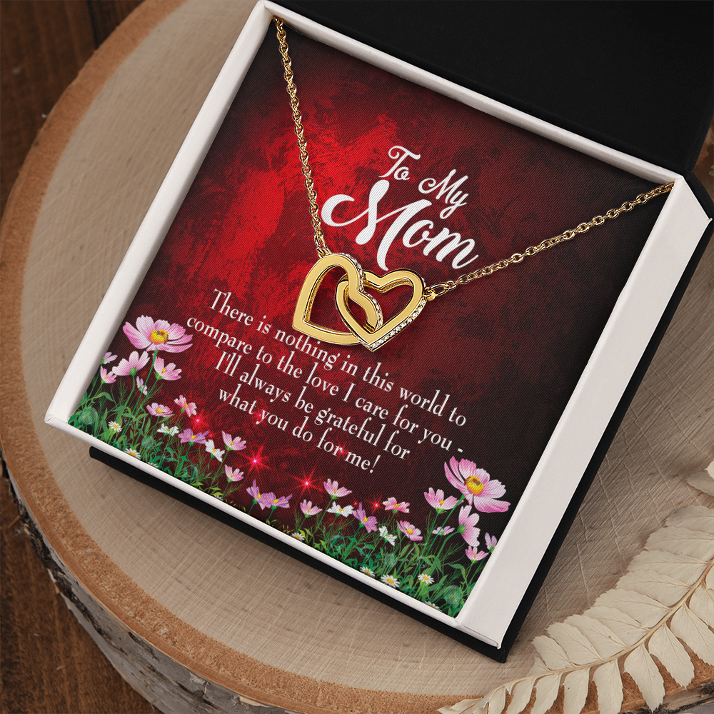 To Mom There is Nothing in This World Inseparable Necklace-Express Your Love Gifts