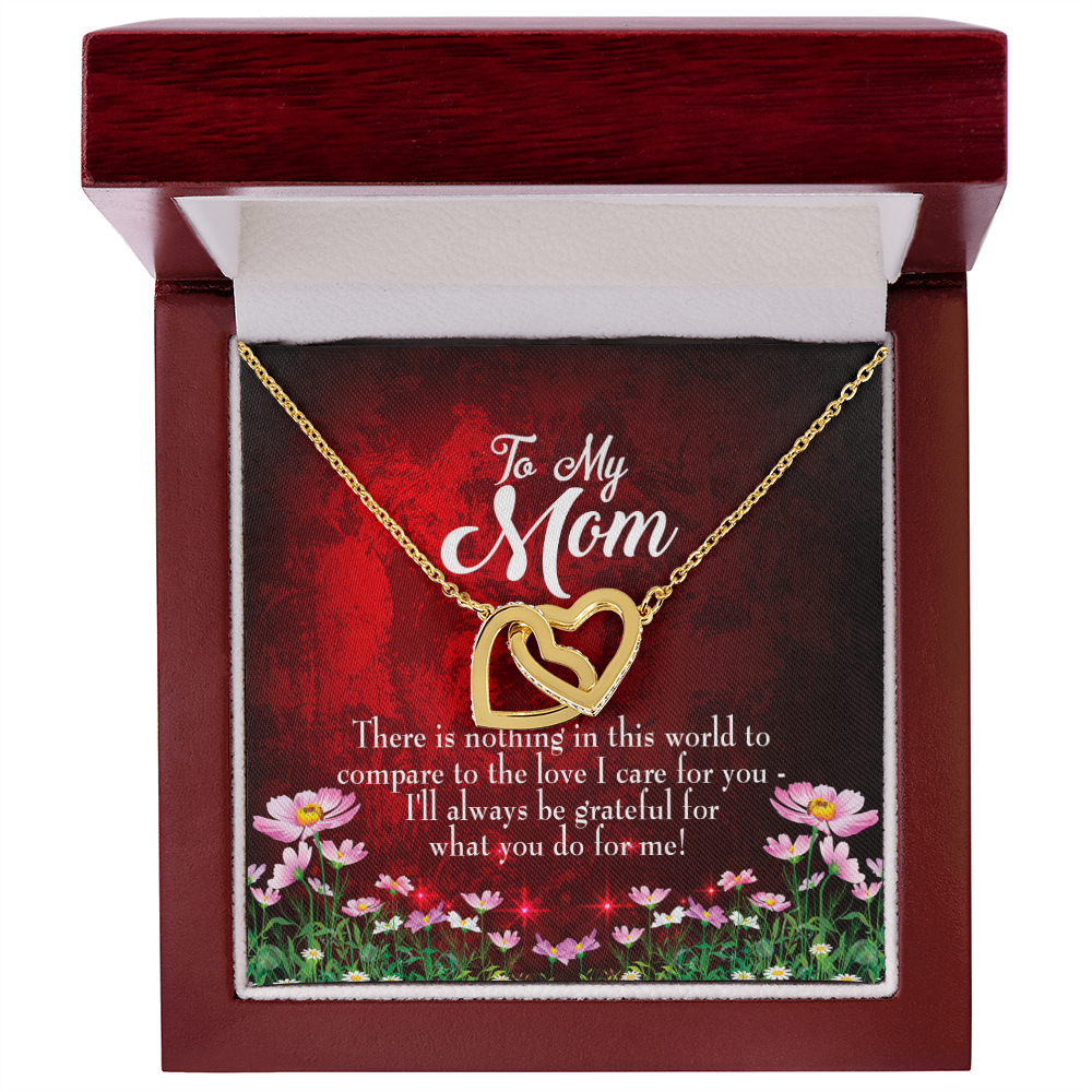 To Mom There is Nothing in This World Inseparable Necklace-Express Your Love Gifts