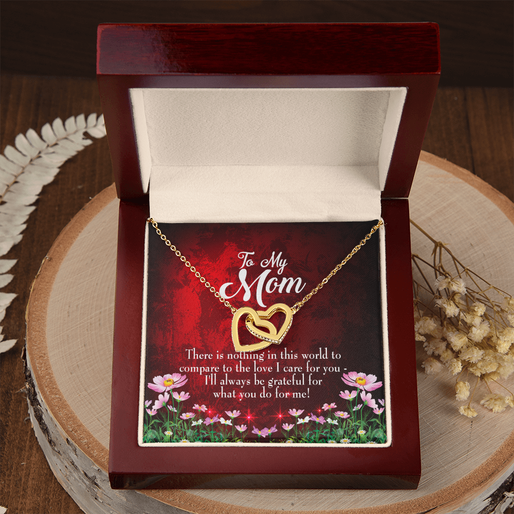 To Mom There is Nothing Inseparable Necklace-Express Your Love Gifts