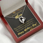 To Mom Thinking of You Forever Necklace w Message Card-Express Your Love Gifts