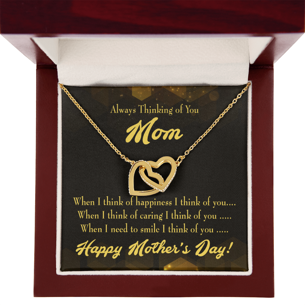 To Mom Thinking of You Inseparable Necklace-Express Your Love Gifts