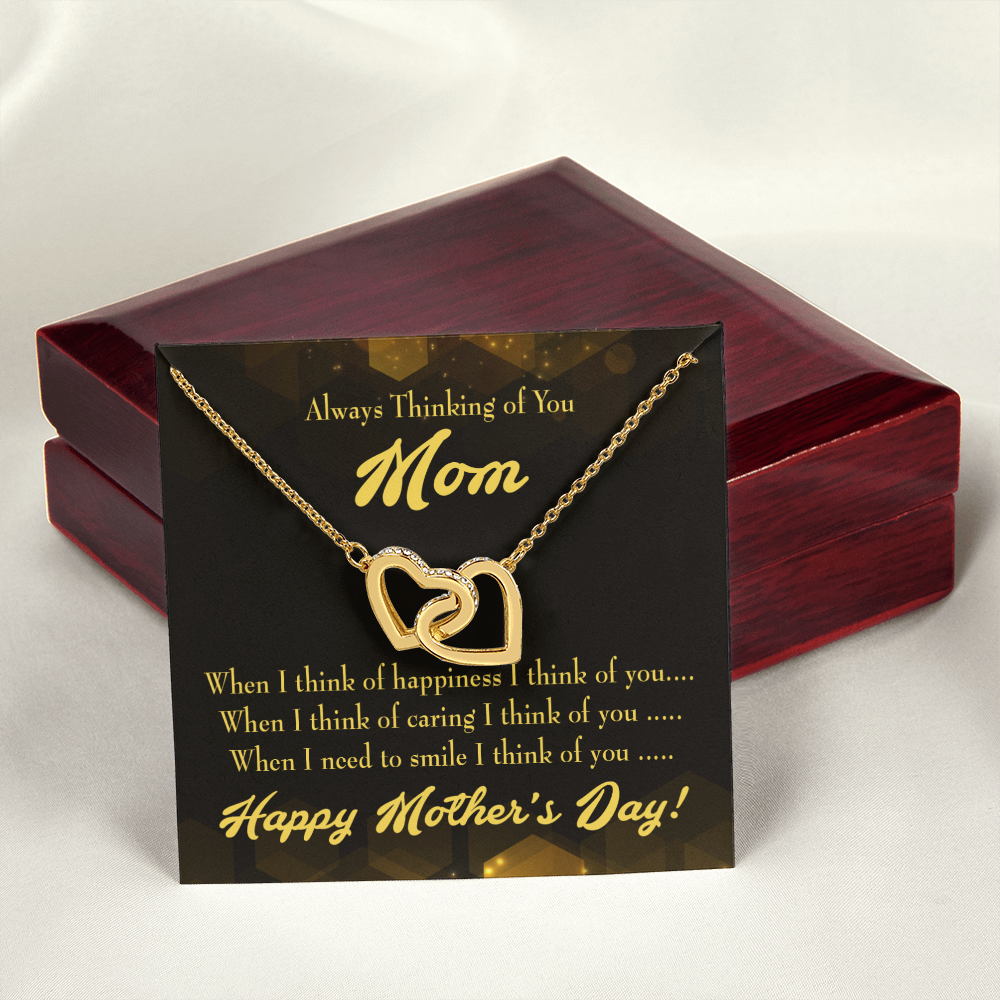 To Mom Thinking of You Inseparable Necklace-Express Your Love Gifts