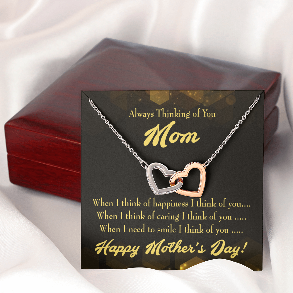 To Mom Thinking of You Inseparable Necklace-Express Your Love Gifts