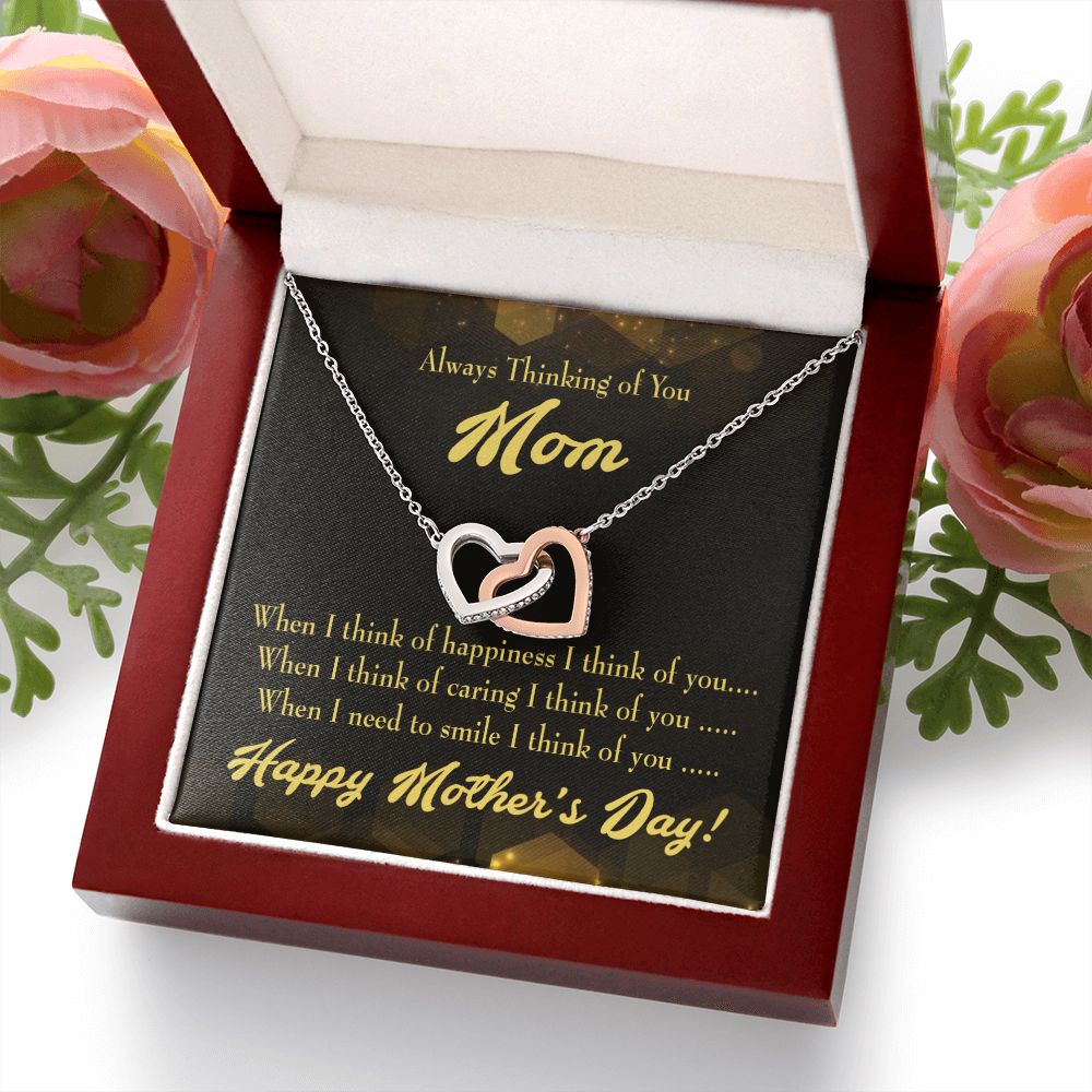 To Mom Thinking of You Inseparable Necklace-Express Your Love Gifts