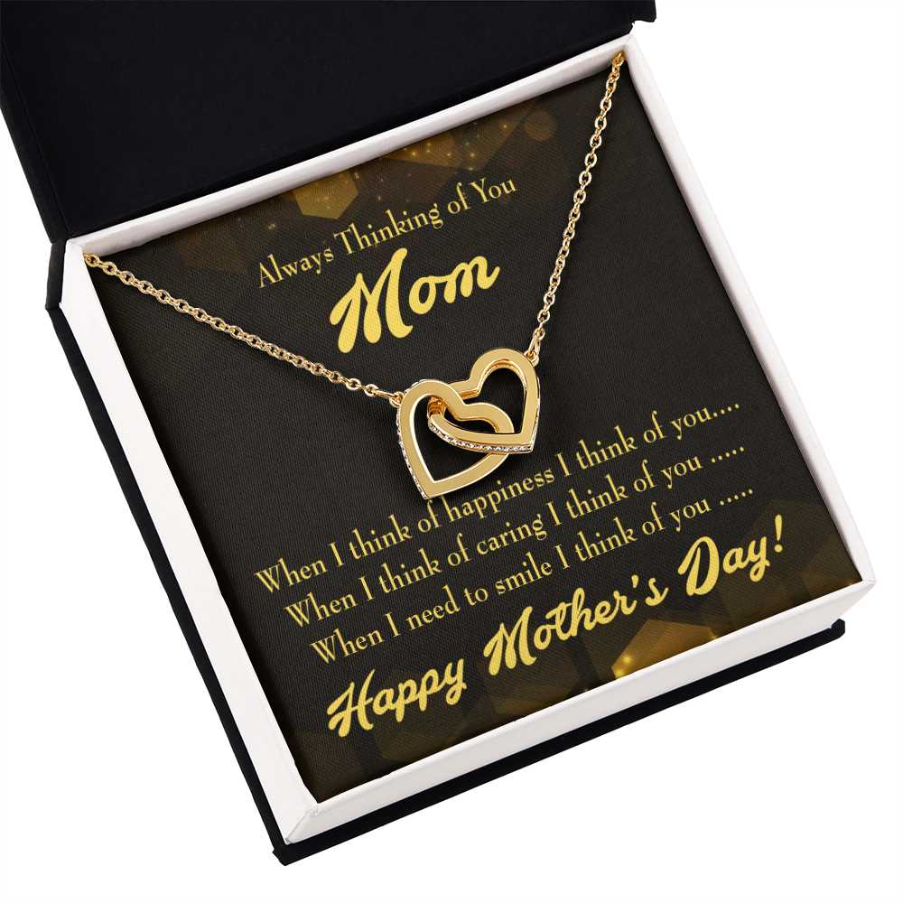 To Mom Thinking of You Inseparable Necklace-Express Your Love Gifts