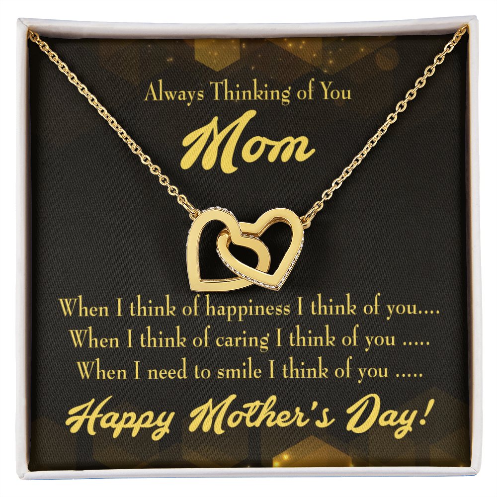 To Mom Thinking of You Inseparable Necklace-Express Your Love Gifts