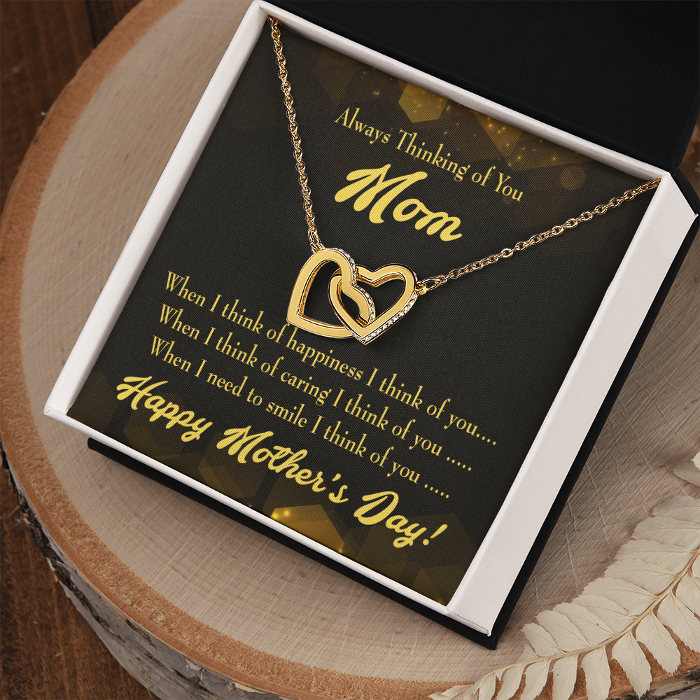 To Mom Thinking of You Inseparable Necklace-Express Your Love Gifts