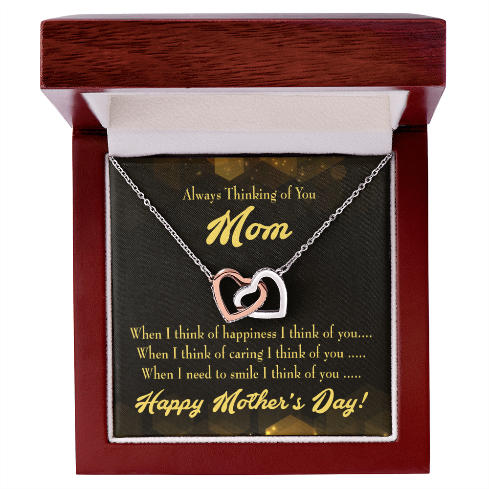 To Mom Thinking of You Inseparable Necklace-Express Your Love Gifts