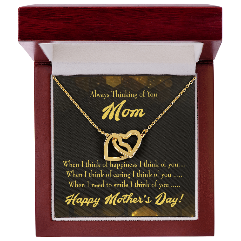 To Mom Thinking of You Inseparable Necklace-Express Your Love Gifts