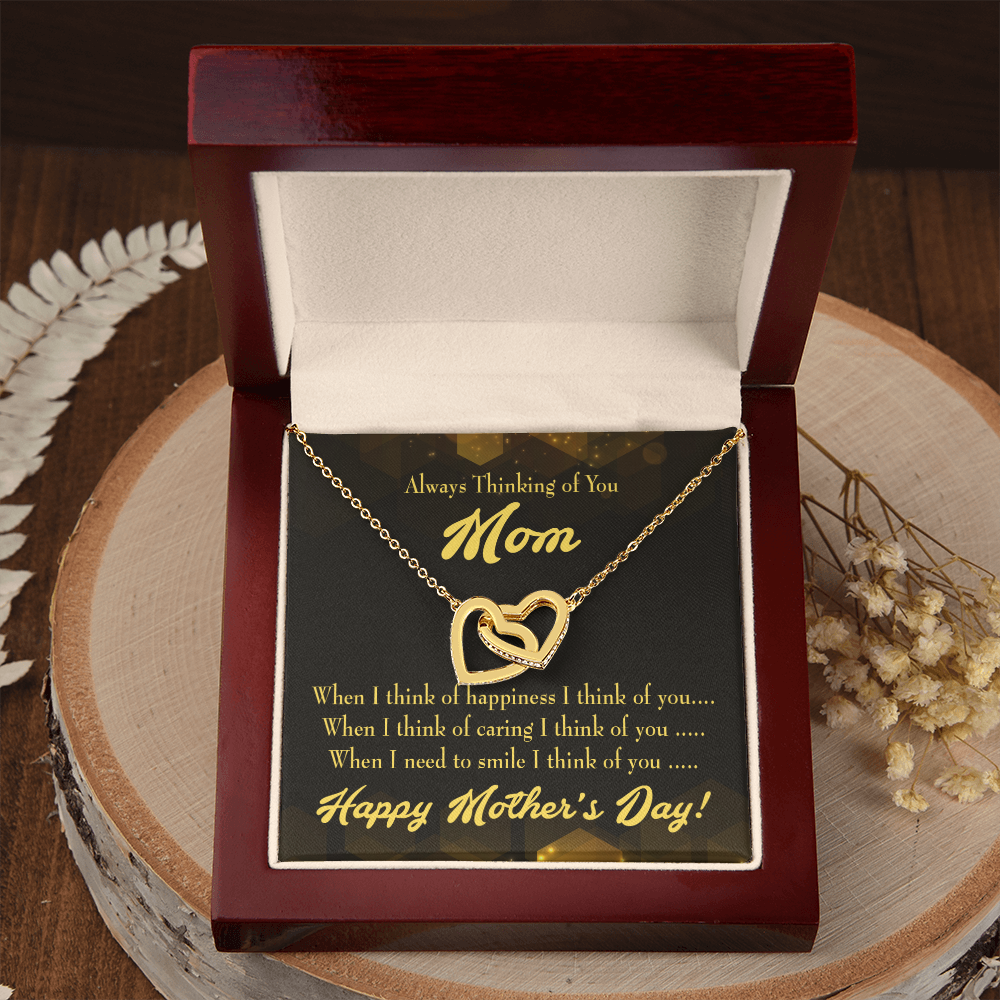 To Mom Thinking of You Inseparable Necklace-Express Your Love Gifts