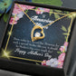 To Mom Today Special Day Forever Necklace w Message Card-Express Your Love Gifts