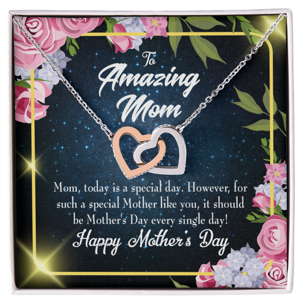 To Mom Today Special Day Inseparable Necklace-Express Your Love Gifts