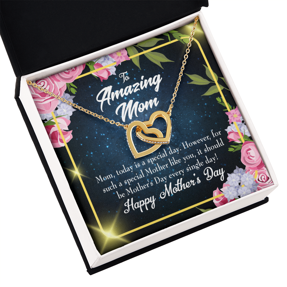 To Mom Today Special Day Inseparable Necklace-Express Your Love Gifts