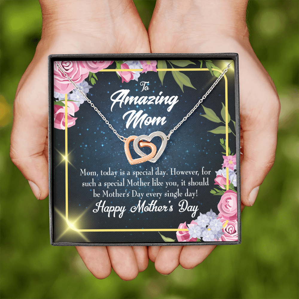 To Mom Today Special Day Inseparable Necklace-Express Your Love Gifts