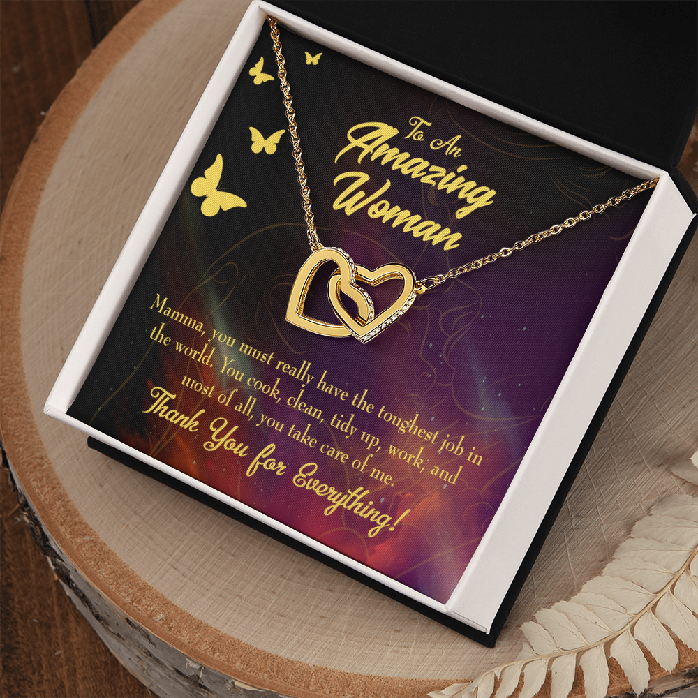 To Mom Tough Job Inseparable Necklace-Express Your Love Gifts