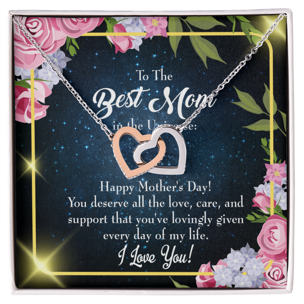 To Mom Universe Mom Inseparable Necklace-Express Your Love Gifts