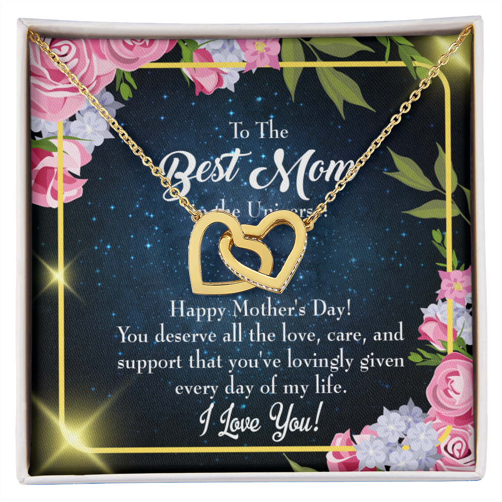 To Mom Universe Mom Inseparable Necklace-Express Your Love Gifts