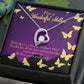 To Mom We Love Forever Necklace w Message Card-Express Your Love Gifts