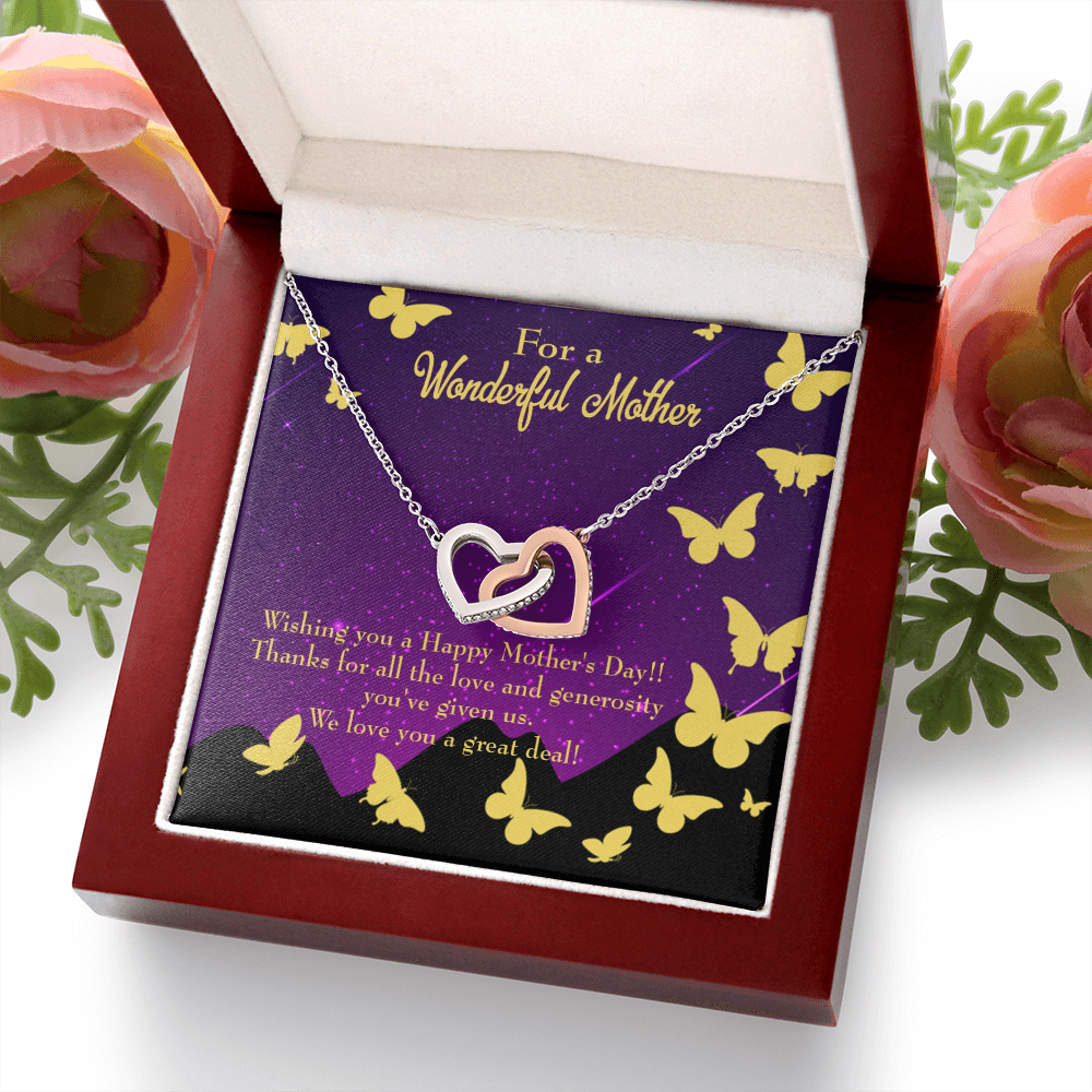 To Mom We Love Inseparable Necklace-Express Your Love Gifts