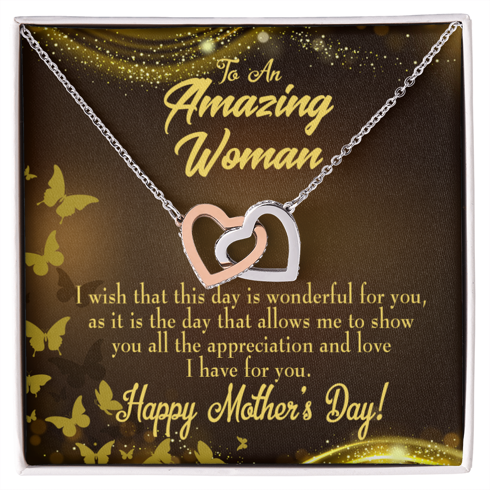 To Mom Wish This Day Inseparable Necklace-Express Your Love Gifts