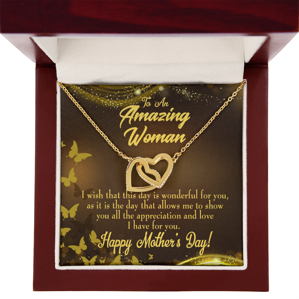 To Mom Wish This Day Inseparable Necklace-Express Your Love Gifts