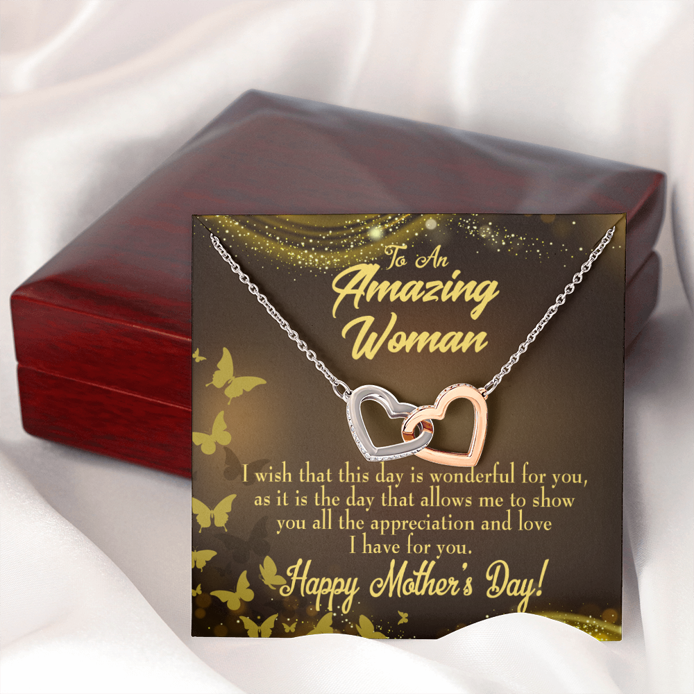 To Mom Wish This Day Inseparable Necklace-Express Your Love Gifts