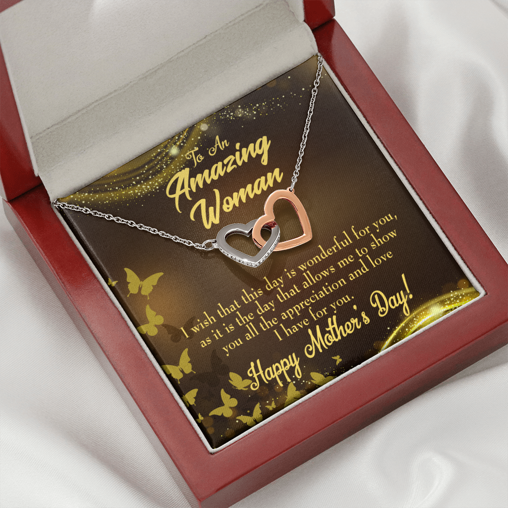 To Mom Wish This Day Inseparable Necklace-Express Your Love Gifts