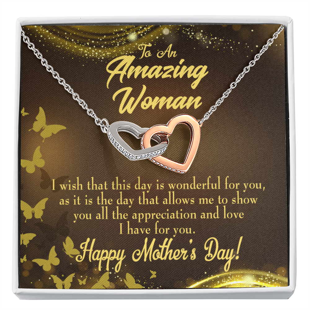 To Mom Wish This Day Inseparable Necklace-Express Your Love Gifts