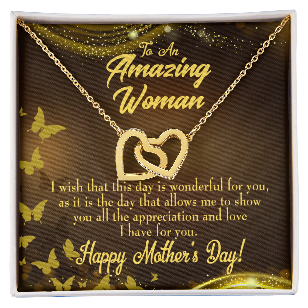 To Mom Wish This Day Inseparable Necklace-Express Your Love Gifts