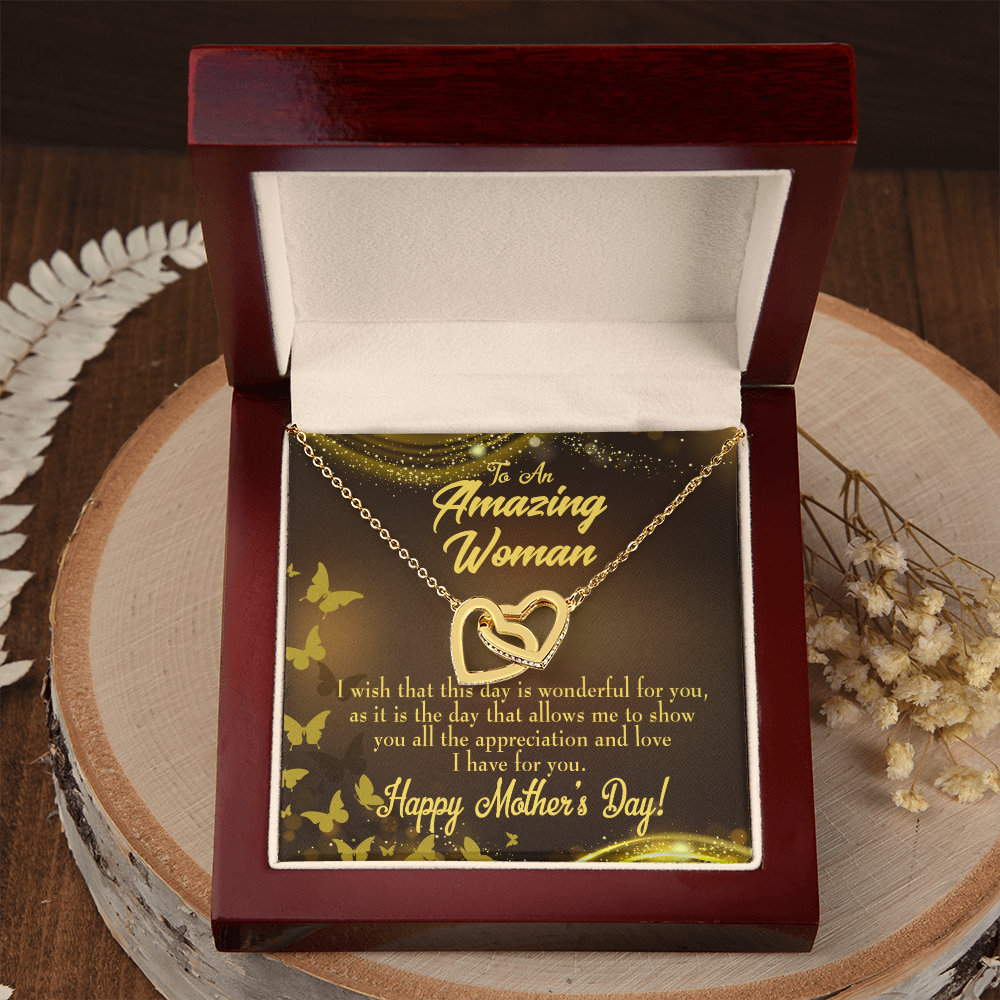 To Mom Wish This Day Inseparable Necklace-Express Your Love Gifts