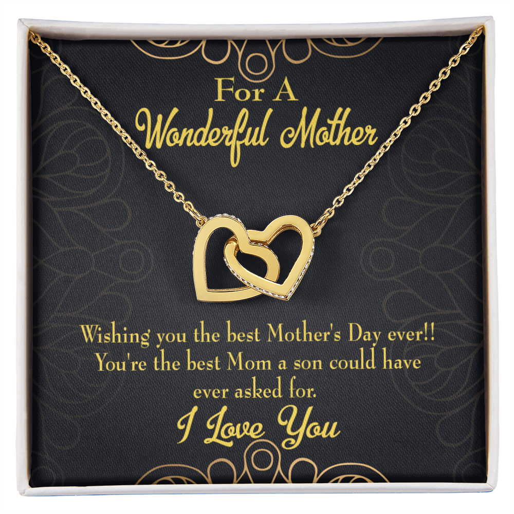 To Mom Wishing You Inseparable Necklace-Express Your Love Gifts