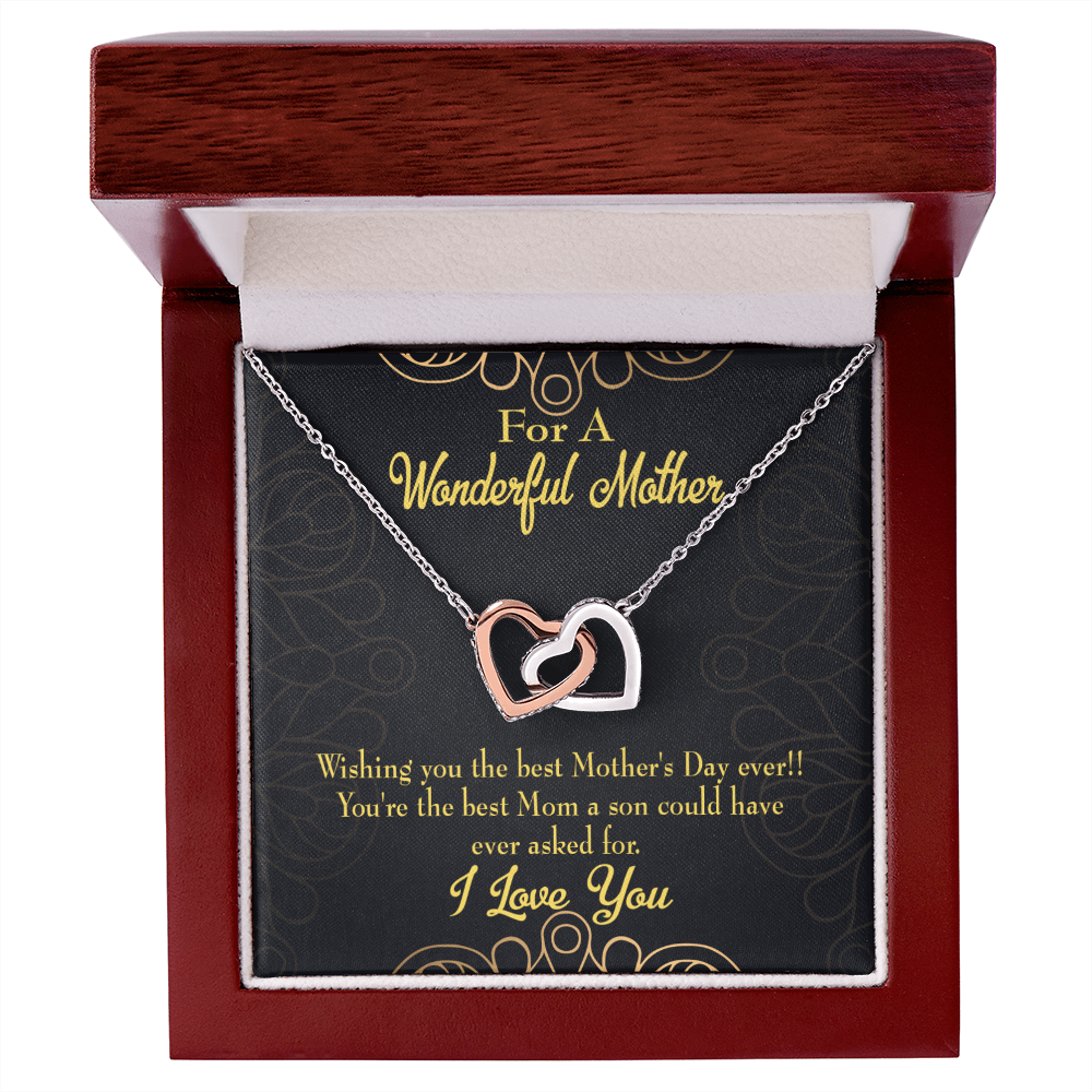 To Mom Wishing You Inseparable Necklace-Express Your Love Gifts