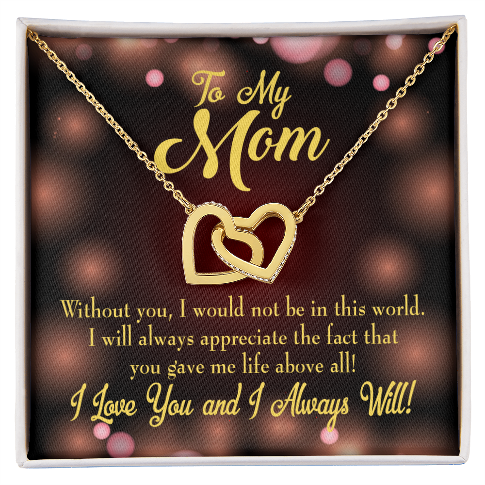 To Mom Without You Inseparable Necklace-Express Your Love Gifts