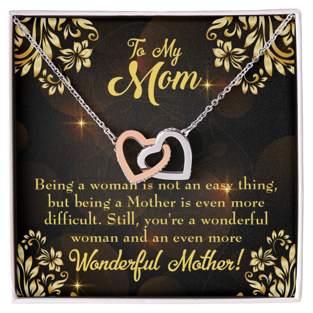 To Mom Wonderful Woman Inseparable Necklace-Express Your Love Gifts