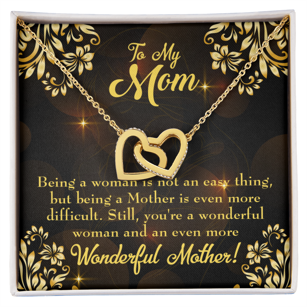 To Mom Wonderful Woman Inseparable Necklace-Express Your Love Gifts