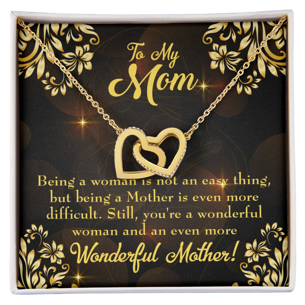 To Mom Wonderful Woman Mother Inseparable Necklace-Express Your Love Gifts