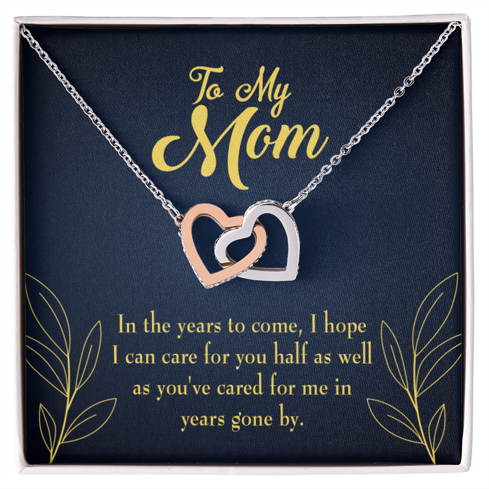To Mom Years to Come Inseparable Necklace-Express Your Love Gifts