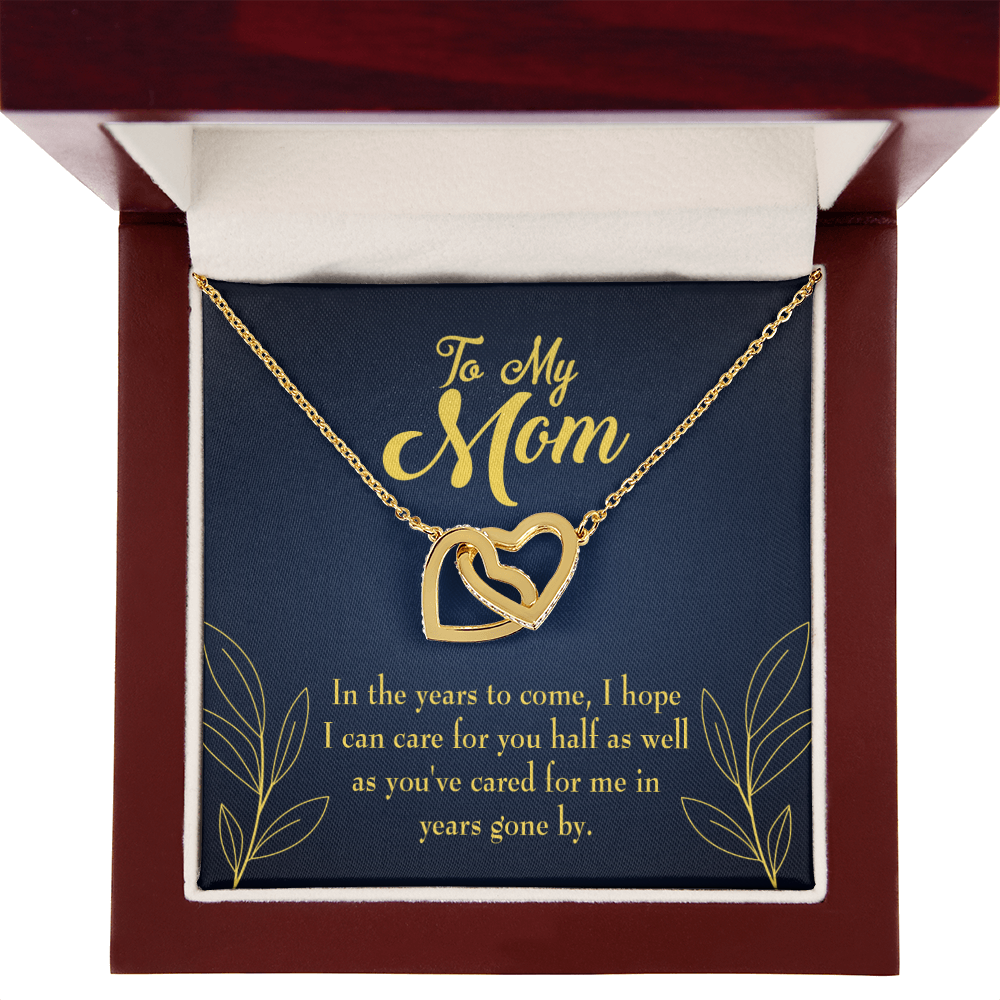 To Mom Years to Come Inseparable Necklace-Express Your Love Gifts