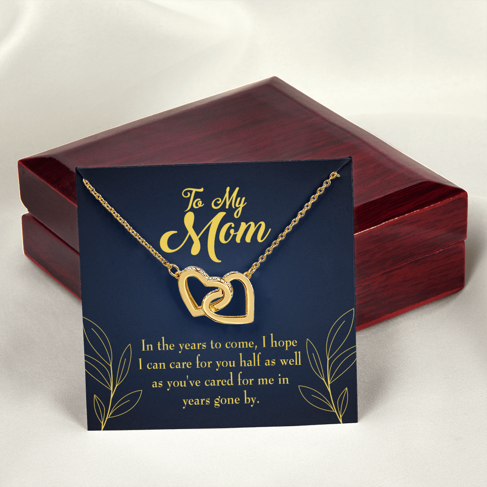 To Mom Years to Come Inseparable Necklace-Express Your Love Gifts