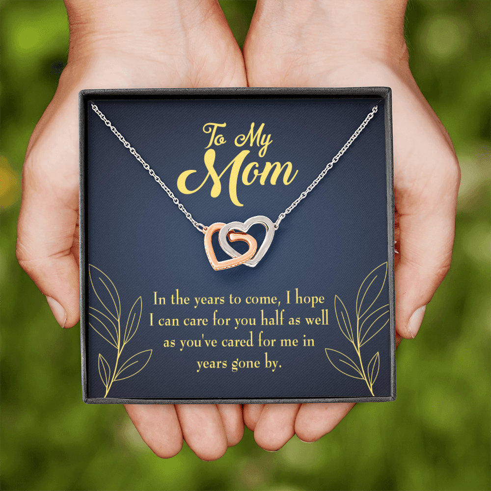 To Mom Years to Come Inseparable Necklace-Express Your Love Gifts