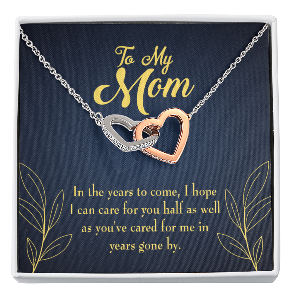 To Mom Years to Come Inseparable Necklace-Express Your Love Gifts