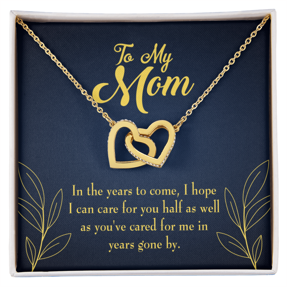 To Mom Years to Come Inseparable Necklace-Express Your Love Gifts