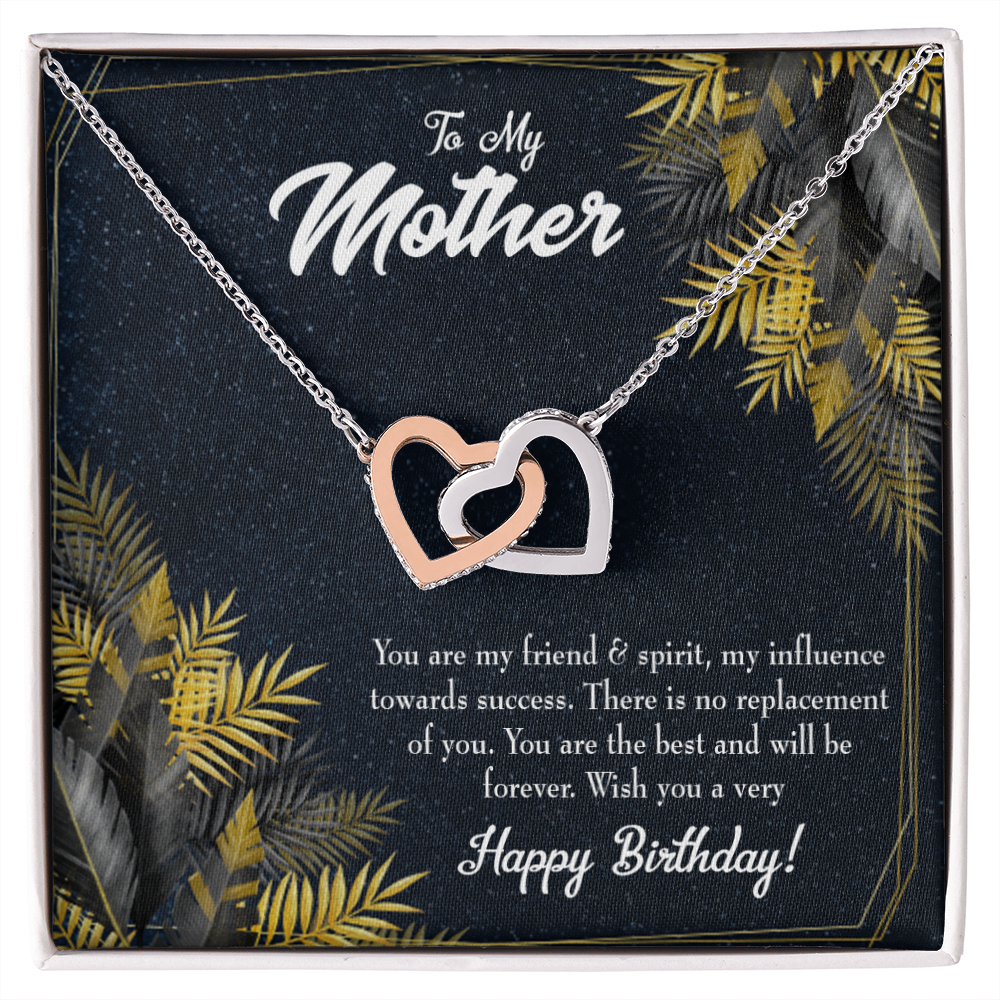 To Mom You Are My Friend Birthday Message Inseparable Necklace-Express Your Love Gifts