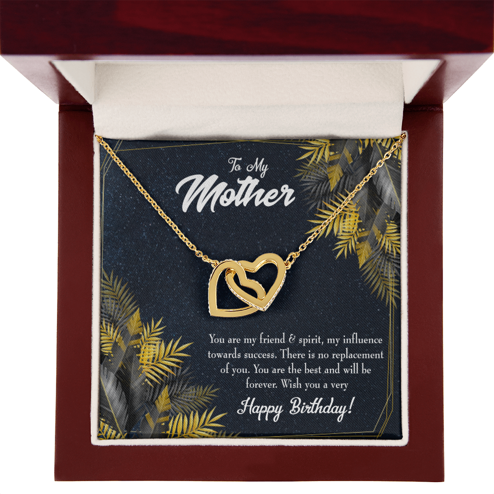 To Mom You Are My Friend Birthday Message Inseparable Necklace-Express Your Love Gifts