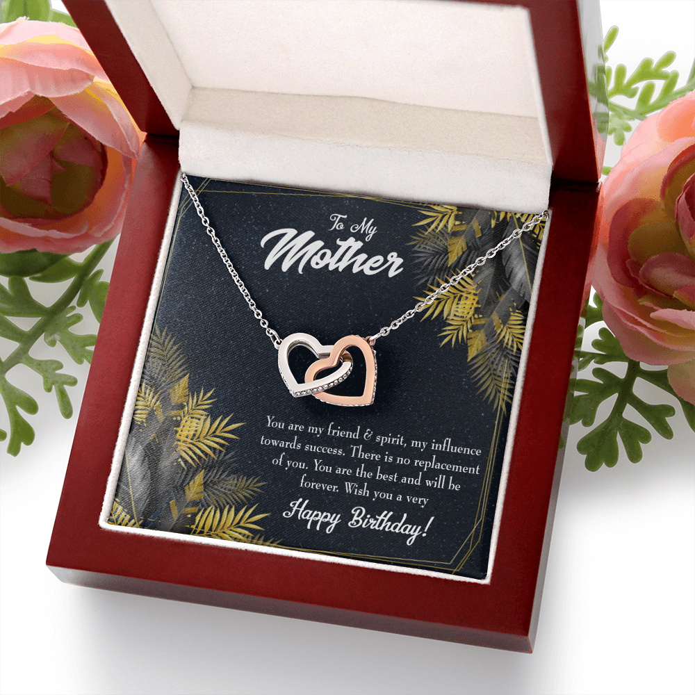 To Mom You Are My Friend Birthday Message Inseparable Necklace-Express Your Love Gifts